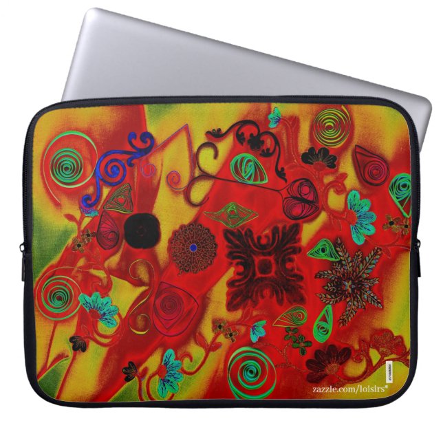 Colorful Laptop Sleeve (Front)