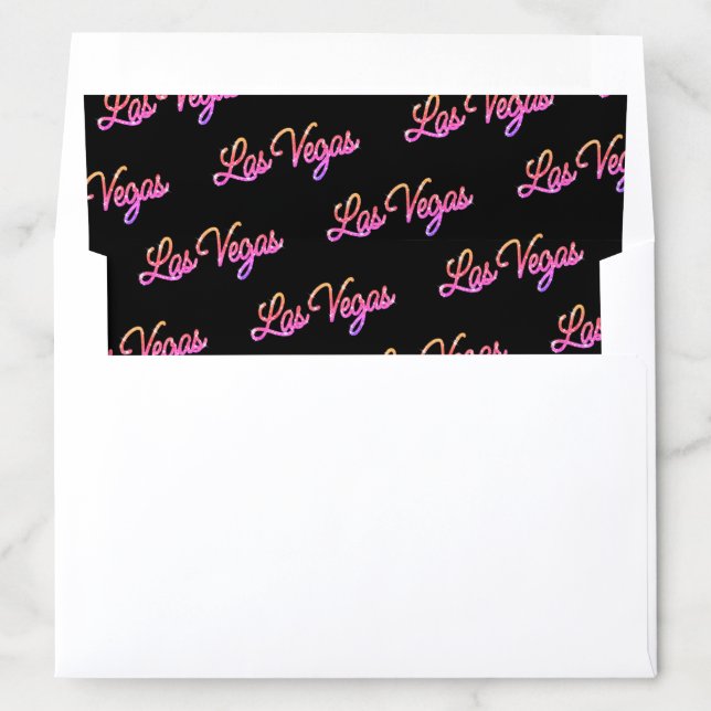 Colorful Las Vegas Sparkles Envelope Liner (In Envelope)
