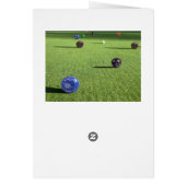 Colorful Lawn Bowls, (Back)