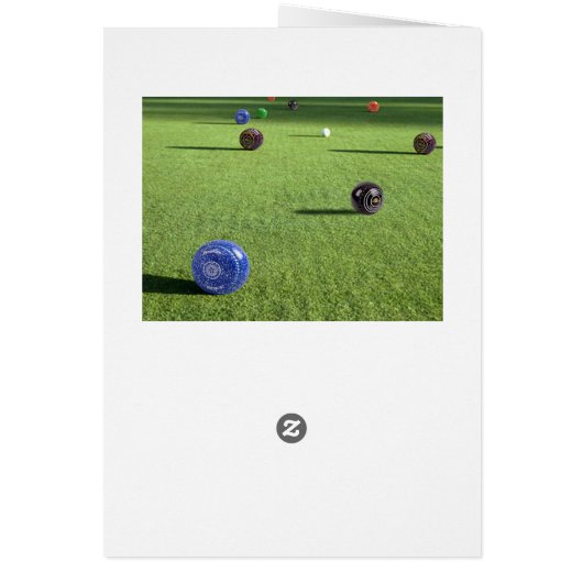 Colorful Lawn Bowls, (Back)