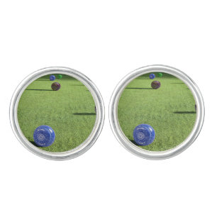 Colorful Lawn Bowls, Cufflinks