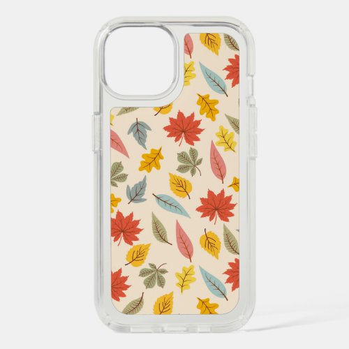 Colorful Leaf Fall Pattern iPhone 15 Case