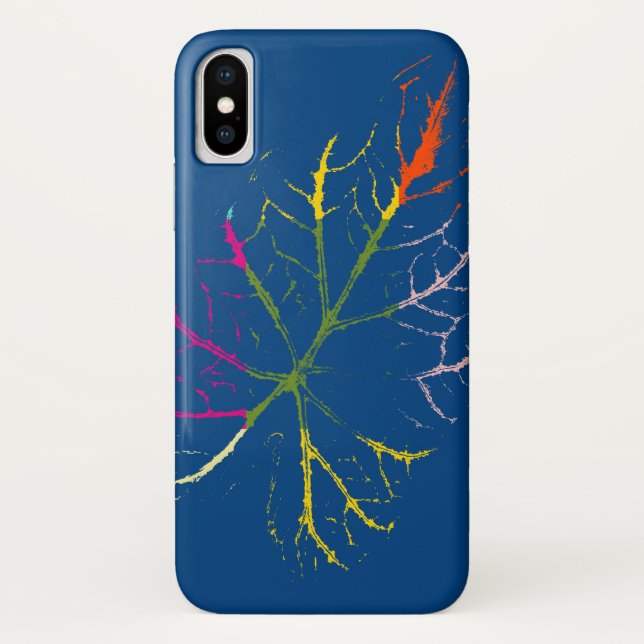 Colorful Leaf Fine Art Case-Mate iPhone Case (Back)