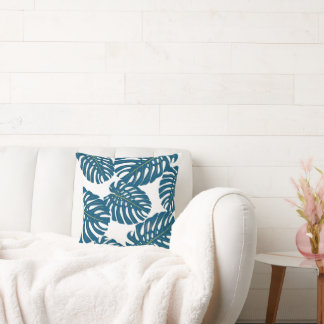 Colorful Leafs Throw Pillow