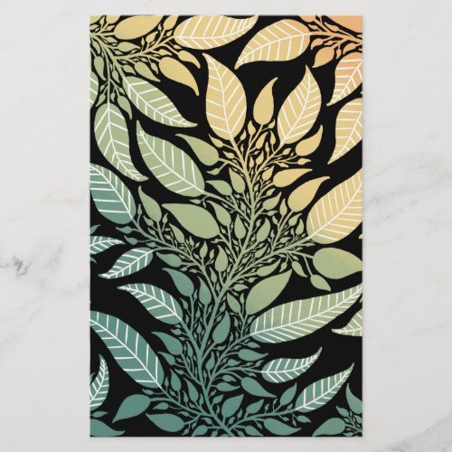 Colorful Leafy Design Soap Wrap Paper Sheet