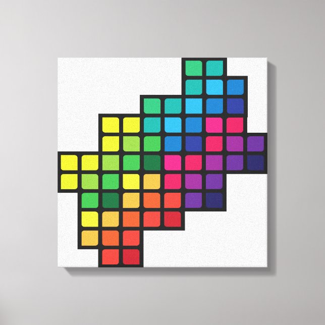 Colorful Leaves Canvas Print (Front)