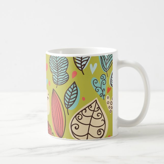 Colorful Leaves Coffee Mug (Right)