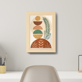 Colorful Leaves Collection – Artistic Nature Framed Art