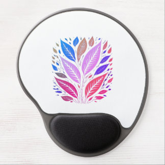 Colorful Leaves Gel Mouse Pad