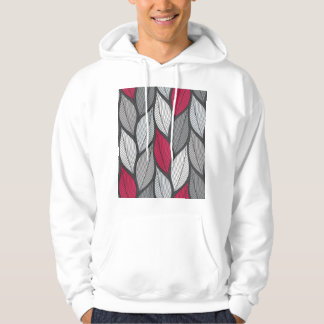 Colorful leaves: hand-drawn seamless pattern. hoodie