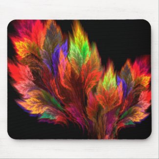 Colorful Leaves Mousepad