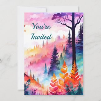 Colorful Leaves N Trees of the forest on Mountain