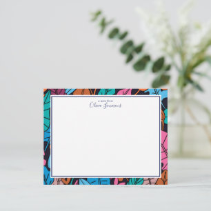 Colorful Leaves Personal Stationery Note Card