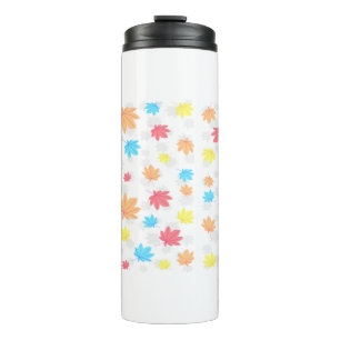 Colorful Leaves Thermal Tumbler