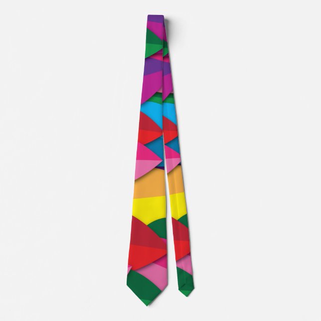 Colorful Leaves Tie (Front)