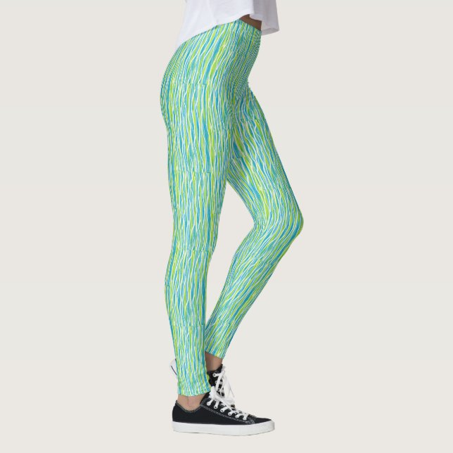 Colorful Leggings With Spandex for Tummy Control (Right)