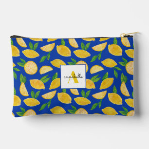 Colorful Lemon pattern Accessory Pouch