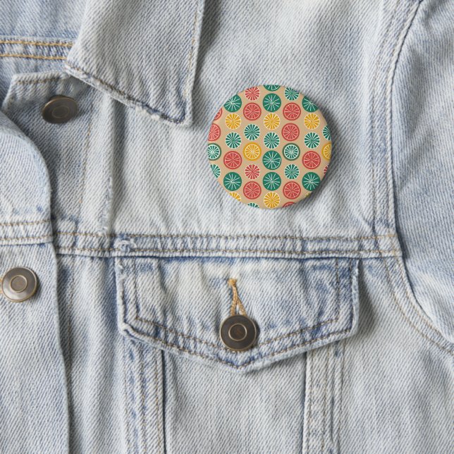 Colorful Lemons Button (In Situ)