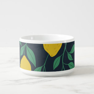 Colorful Lemons: Hand Drawn Vibrance. Bowl