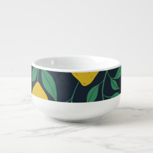 Colorful Lemons: Hand Drawn Vibrance. Soup Mug