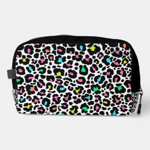 Colorful Leopard Pattern Dopp Kit