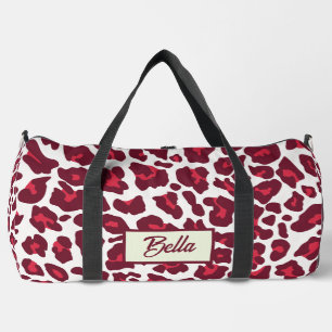Colorful Leopard Pattern Duffle Bag