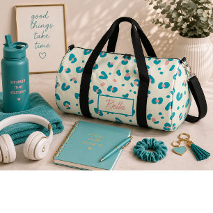 Colorful Leopard Pattern Duffle Bag