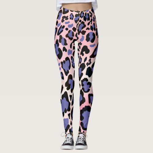 Colorful Leopard Pattern Leggings