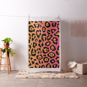 Colorful Leopard Print Fabric