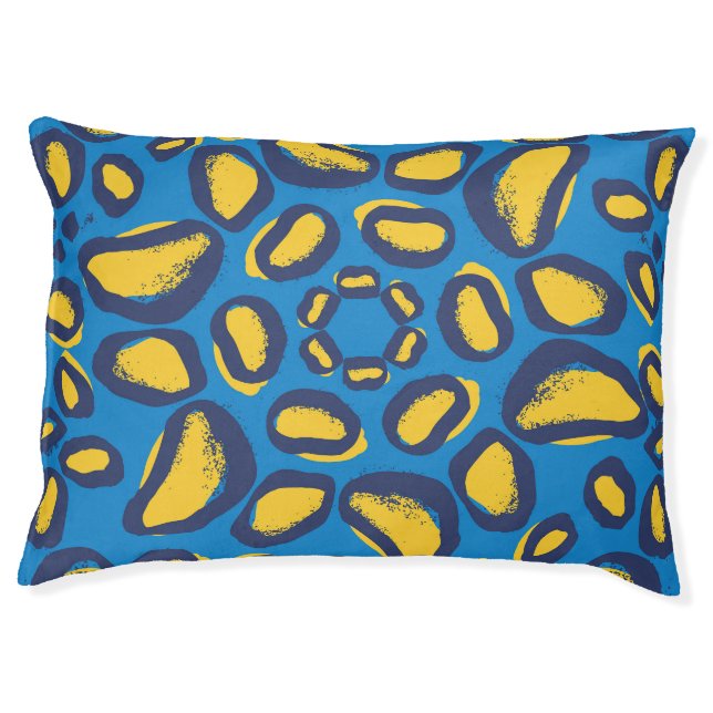 Colorful leopard print, seamless texture. pet bed (Front)