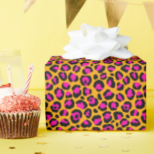 Colorful Leopard Print Wrapping Paper