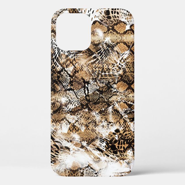 Colorful Leopard Zebra Camouflage Pattern Case-Mate iPhone Case (Back)