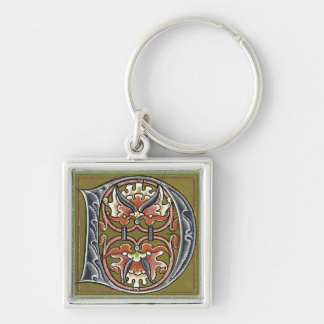 Colorful Letter 'D' -  Keychain