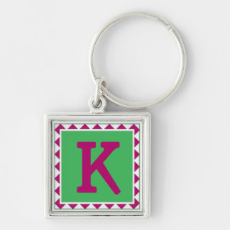 Colorful Letter 'K' - Keychain