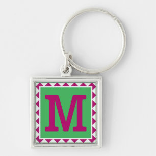 Colorful Letter 'M' - Keychain
