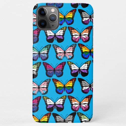 Colorful LGBTQ Butterflies iPhone 11Pro Max Case