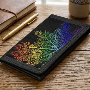Colorful LGBTQ+ Marine Art Wallet
