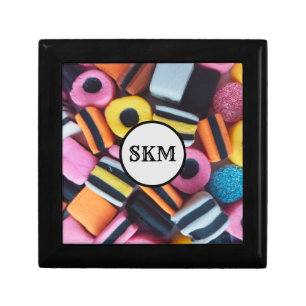 Colorful, Licorice Allsorts candy Gift Box