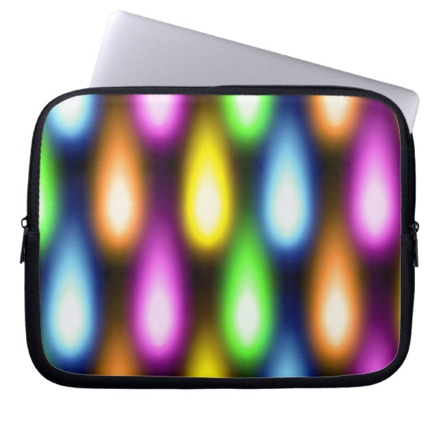 Colorful Light Effects Laptop Sleeve (Front)