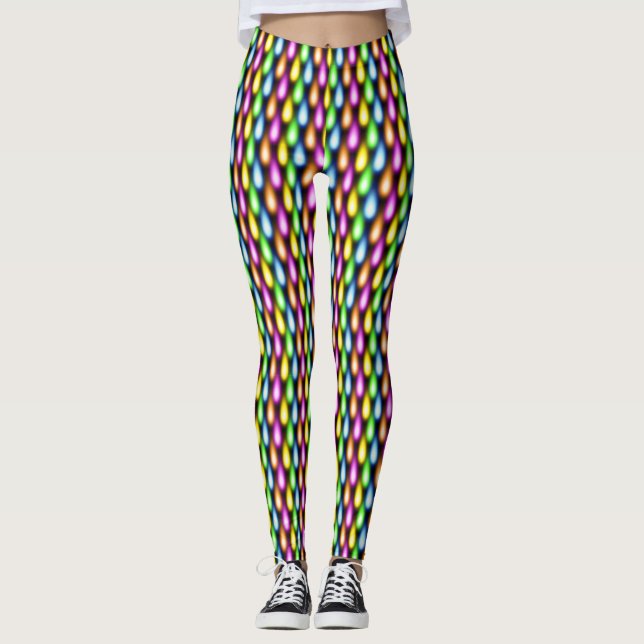 Colorful Light Effects Leggings (Front)