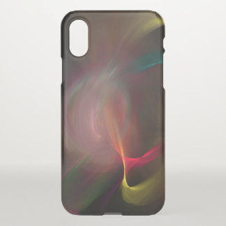 colorful light fractal art iPhone x case