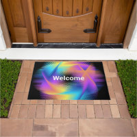 Colorful light images design - doormat