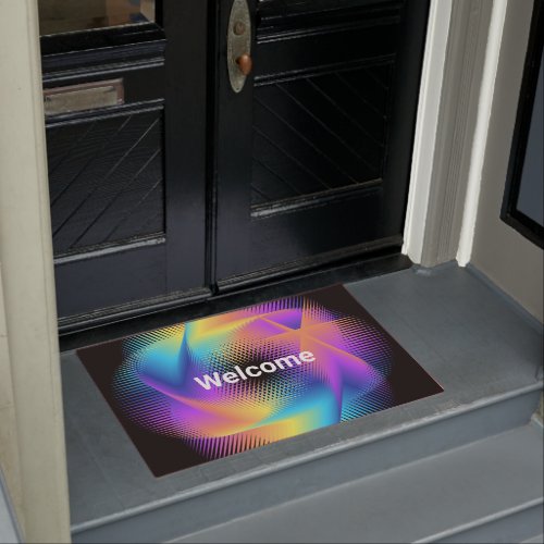 Colorful light images design - doormat