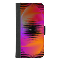 Colorful light images design iPhone 8/7 plus wallet case