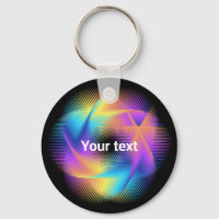 Colorful light images design - keychain
