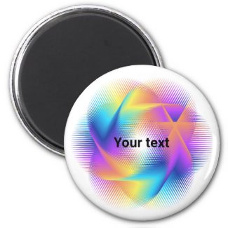 Colorful light images design - magnet