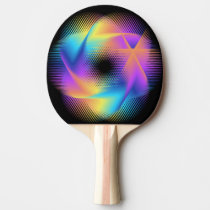 Colorful light images design - ping pong paddle