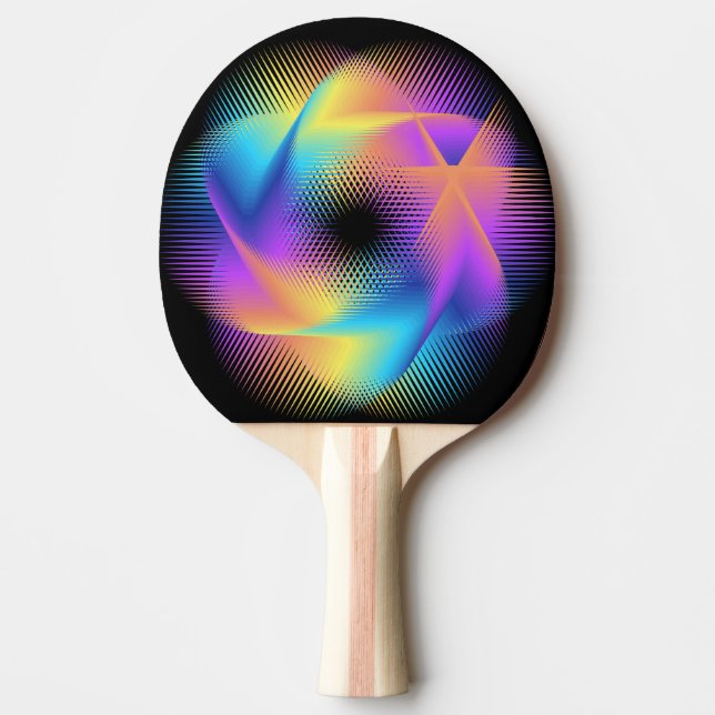Colorful light images design - ping pong paddle (Front)