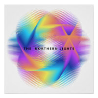 Colorful light images design - poster