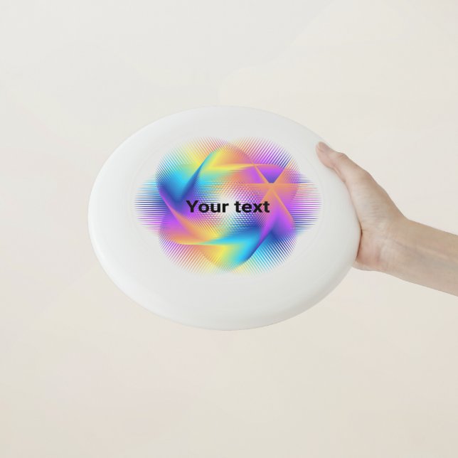 Colorful light images design - Wham-O frisbee (In Hand)